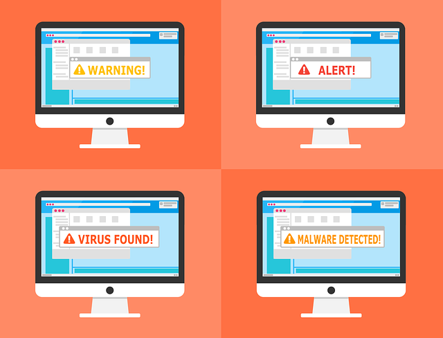 virus and malware warnings