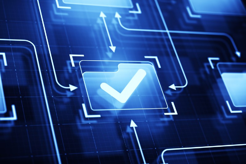 Document with check mark